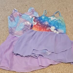 Amazon Essentials Kids Dance Costumes - Purple and Multicolor